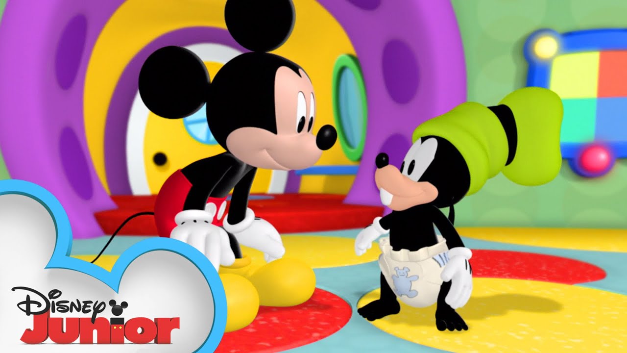 Goofy Turns into a Baby 👶🏼 | Mickey Mornings | Mickey Mouse Clubhouse | @disneyjr