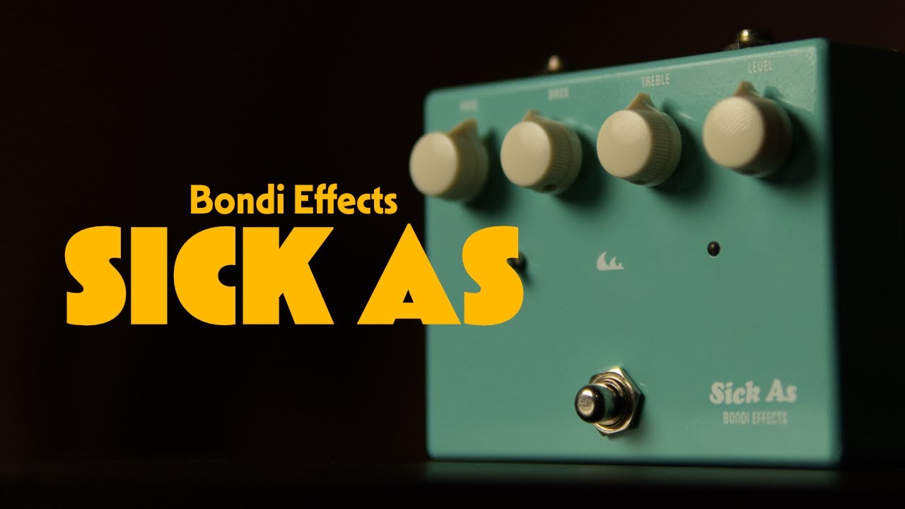 お気に入りの歪みペダル！Bondi Effects Sick As Overdriveを紹介！