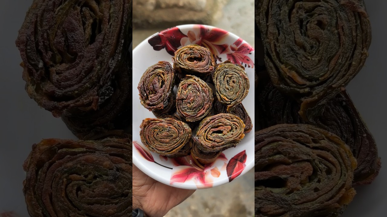 Alu Vadi Recipe In Marathi | Maharashtrian Alu Vadi Recipe | How To Make Alu Vadi At Home
