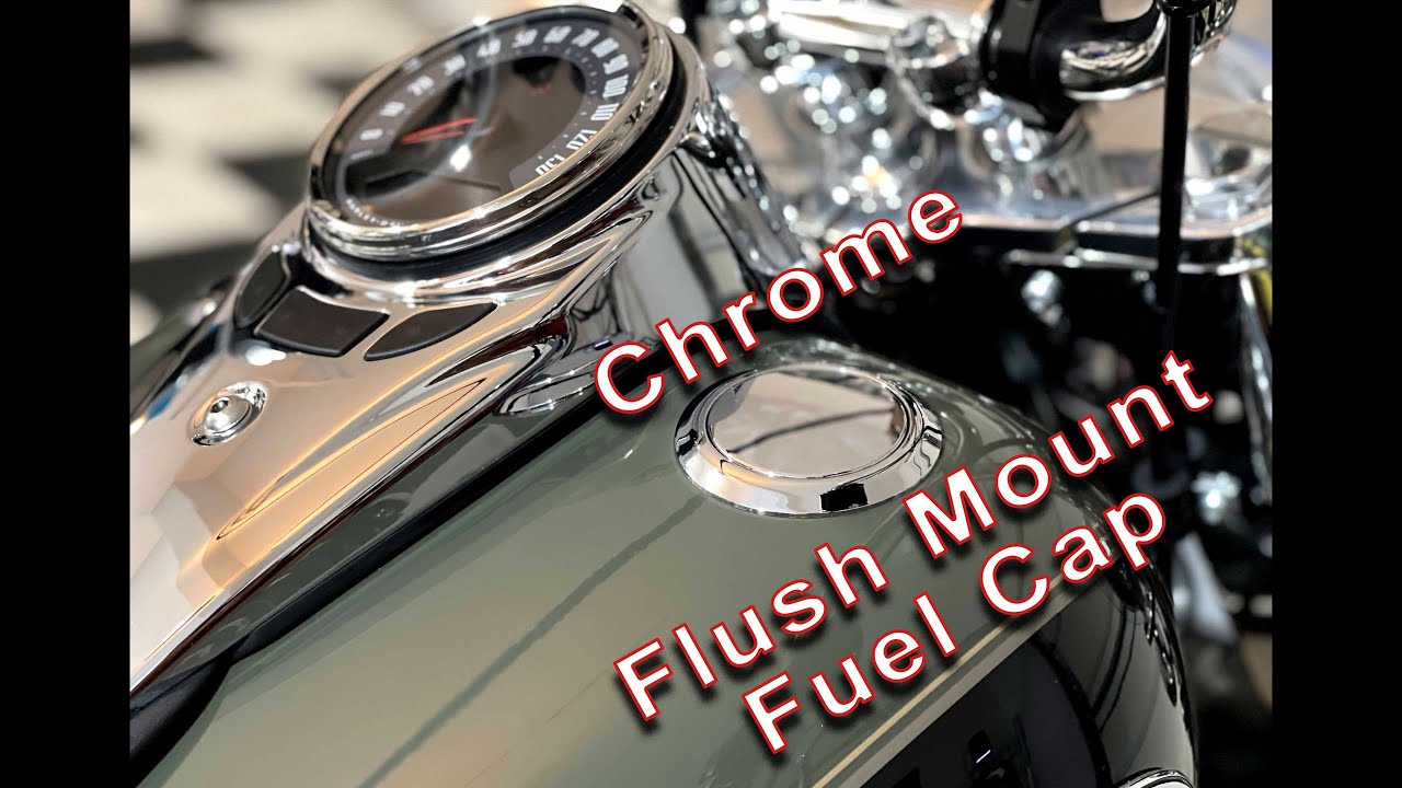 Harley Davidson Flush Mount Fuel Cap and Left Side Tank Cap Kit Install