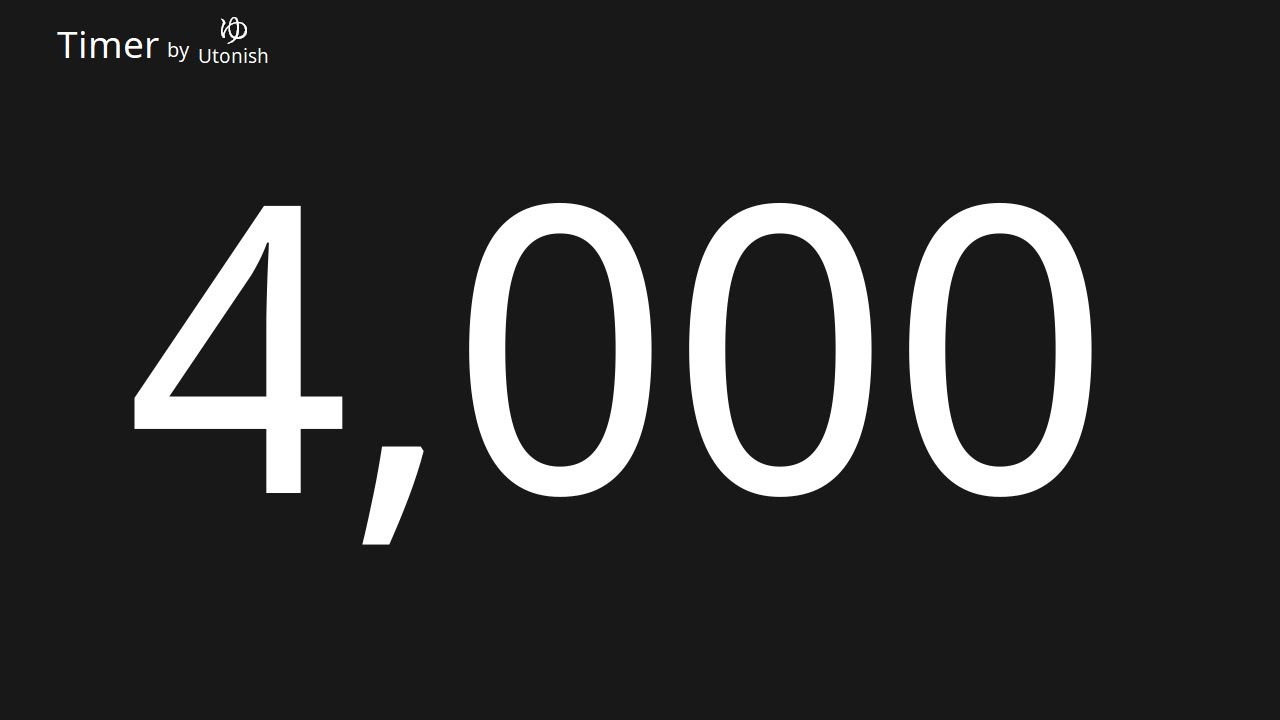 4000-sekundowy licznik czasu