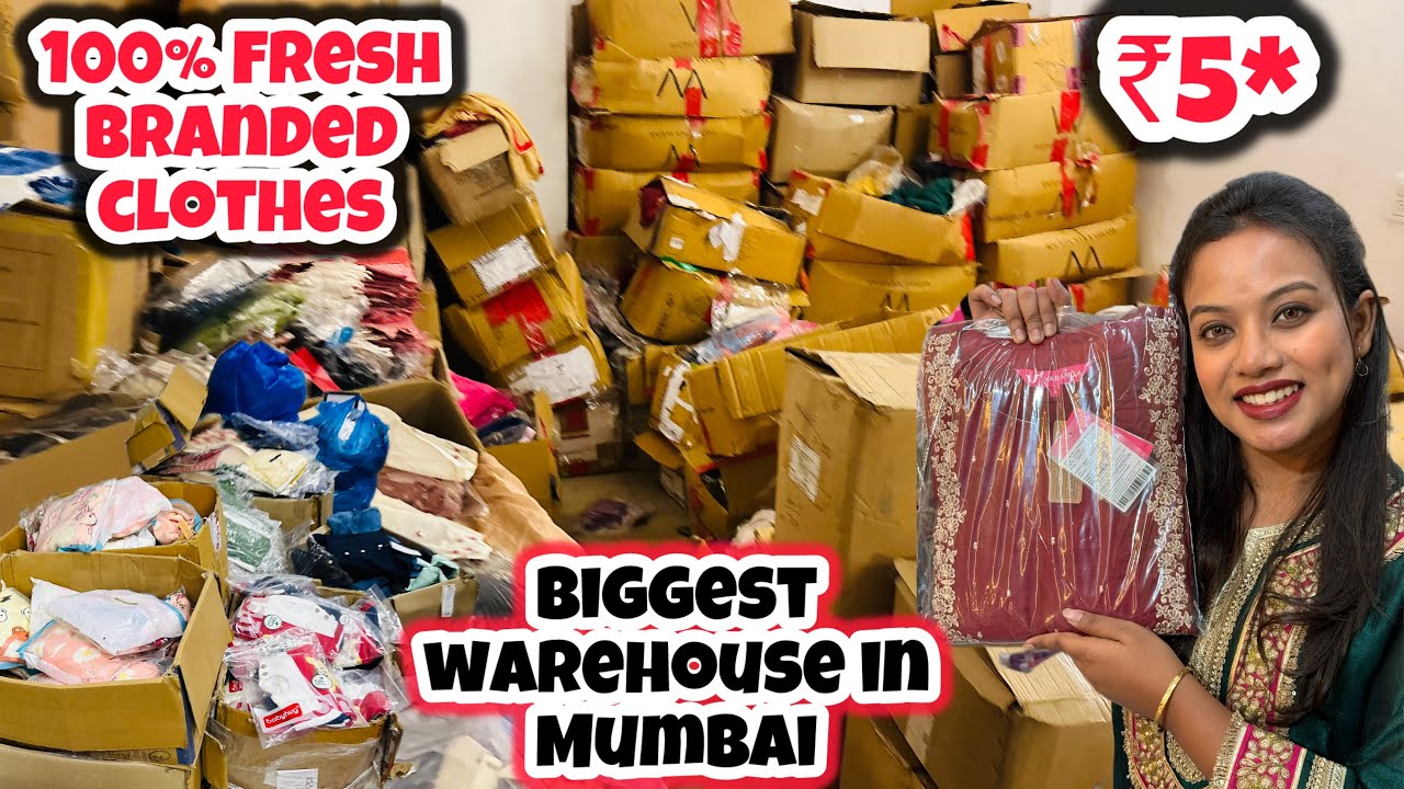 100% Fresh Branded Original Clothes with bill | Brand surplus Warehouse in Mumbai | Ladies Clothing 