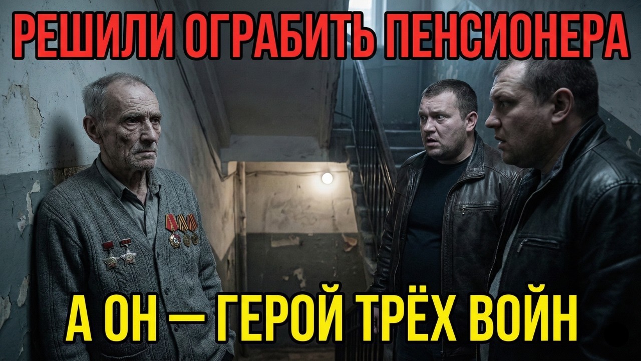 БАНДИТЫ РЕШИЛИ ОГРАБИТЬ ПЕНСИОНЕРА, НО НЕ ЗНАЛИ ЧТО ОН — ГЕРОЙ ТРЁХ ВОЙН