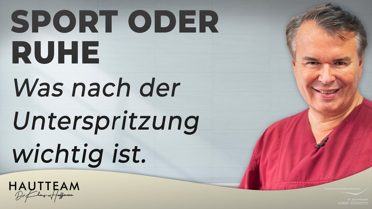 Wann kann ich nach einer Filler oder Botox Behandlung wieder Sport machen?
