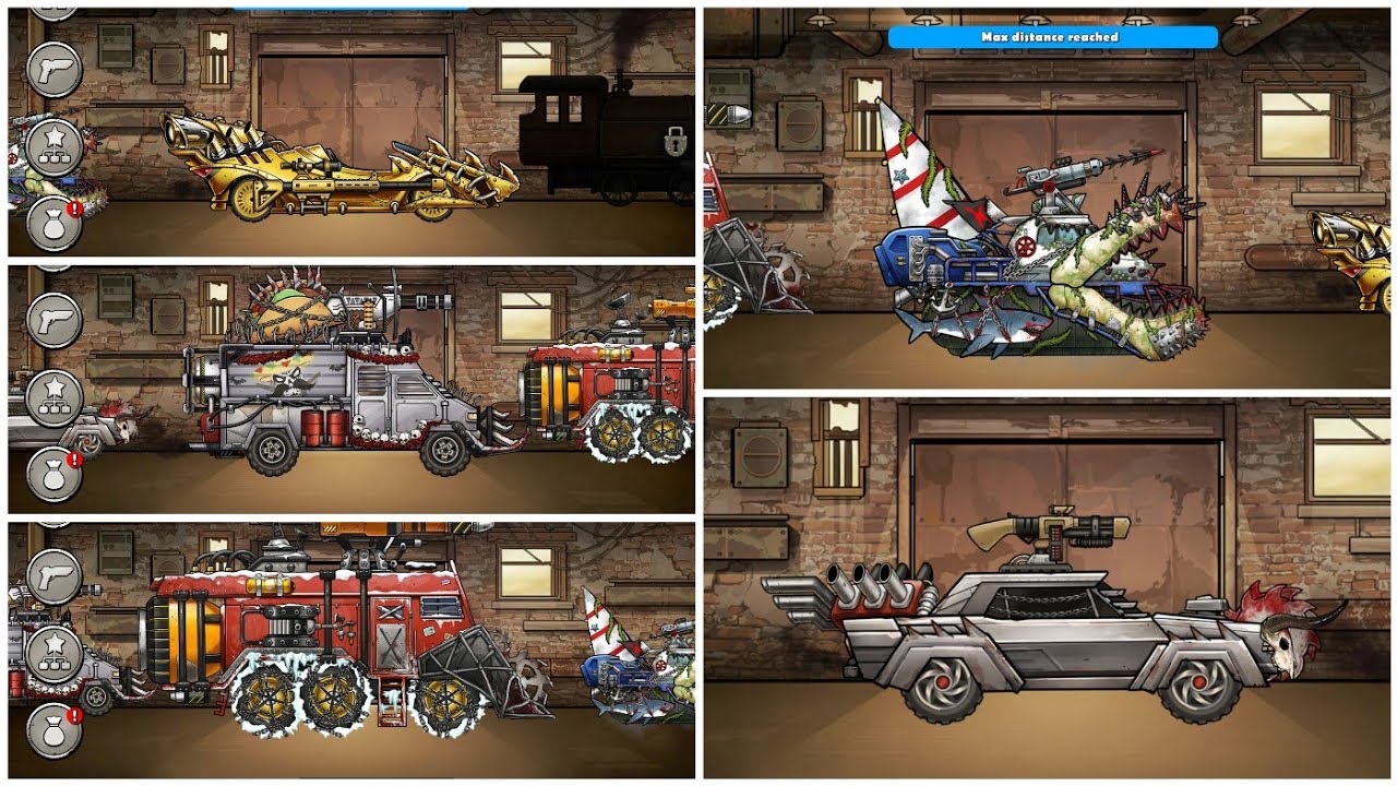 Earn to Die: Rougue Full Gameplay All Cars Unlocked and MAX Level