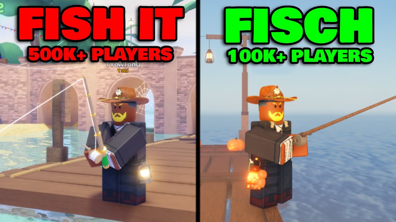 Playing FISH IT! The ROBLOX FISCH COPY...