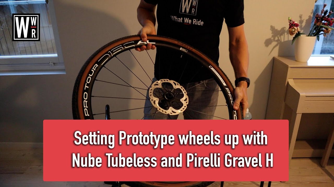 Setting Prototype wheels up with Nube Tubeless and Pirelli Gravel H