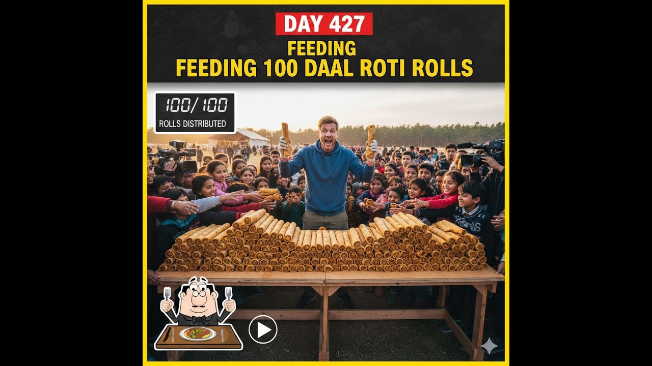 Cooking 100 daal roti rolls for the homeless (Day 427 Ride-along)