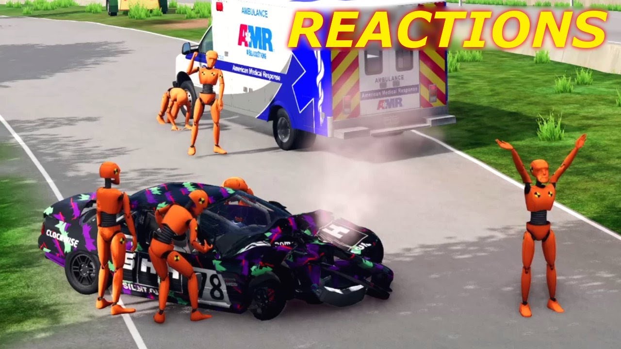 The Safety Penguins have become sentient | BeamNG.drive Crashes Reactions