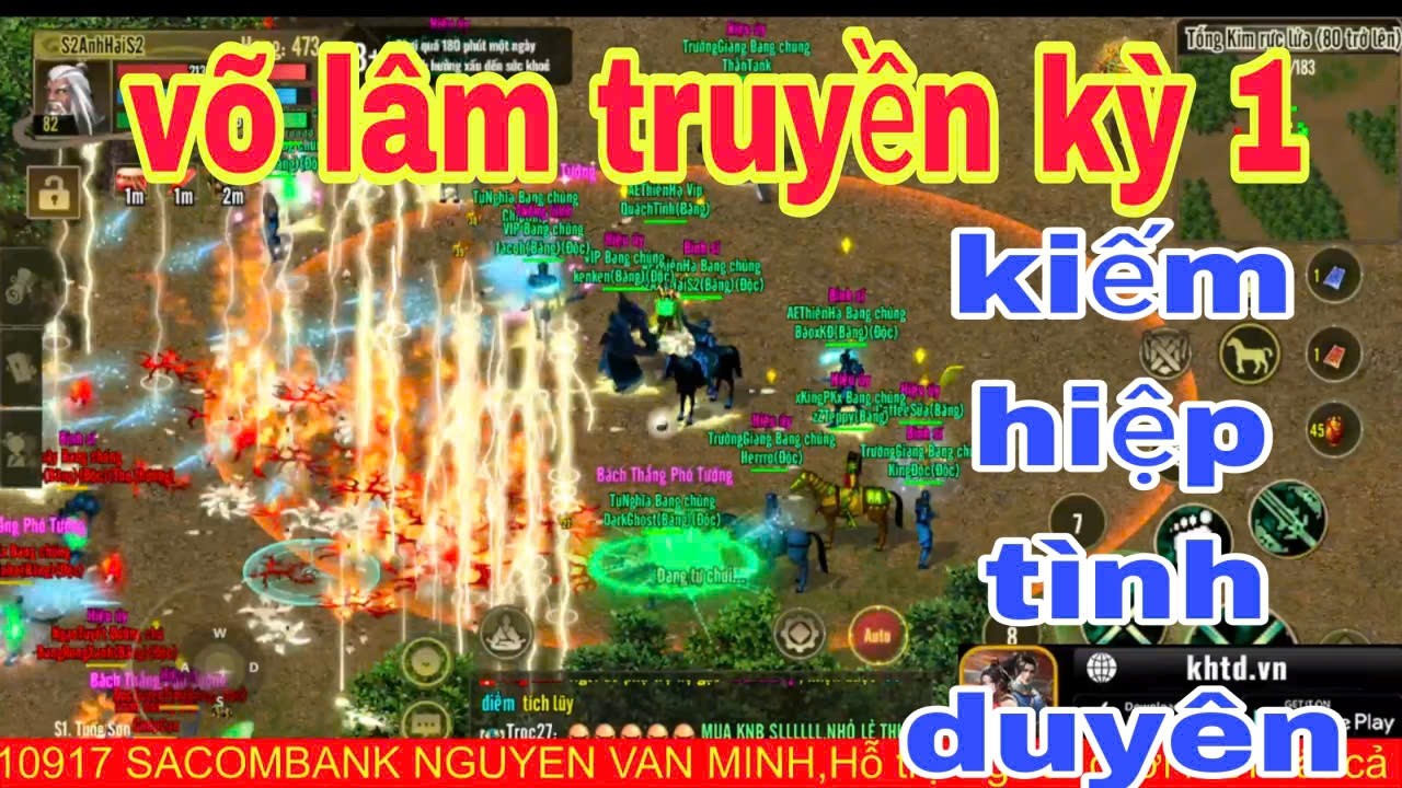 Võ lâm truyền kỳ 1,kiếm hiệp tình Duyen,MAI MẮN 61% SĂN BOSS TẶNG TRANG BỊ MIỄN PHÍ 6/3
