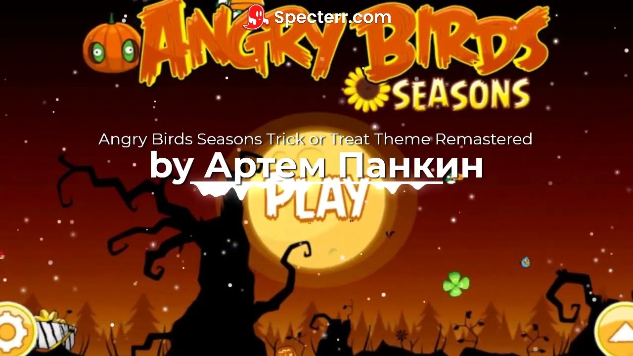 Angry Birds Seasons Trick or Treat Theme Remastered