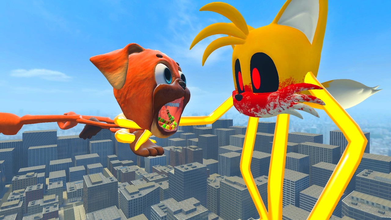 I CREATED SONIC TAILS EXE SMILEY'S VS SHIN CHOMPY CHASEY TAPES In Garry's Mod!