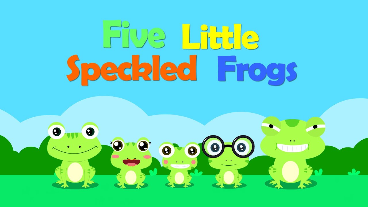 Five Little Speckled Frogs | Nursery Rhymes | Kids Songs - Baby Tiger