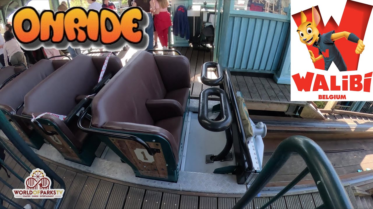 Werwolf - Loup Garou Onride 🎢 1. Reihe | Walibi Belgium Holzachterbahn Erlebnis - Roller Coaster POV