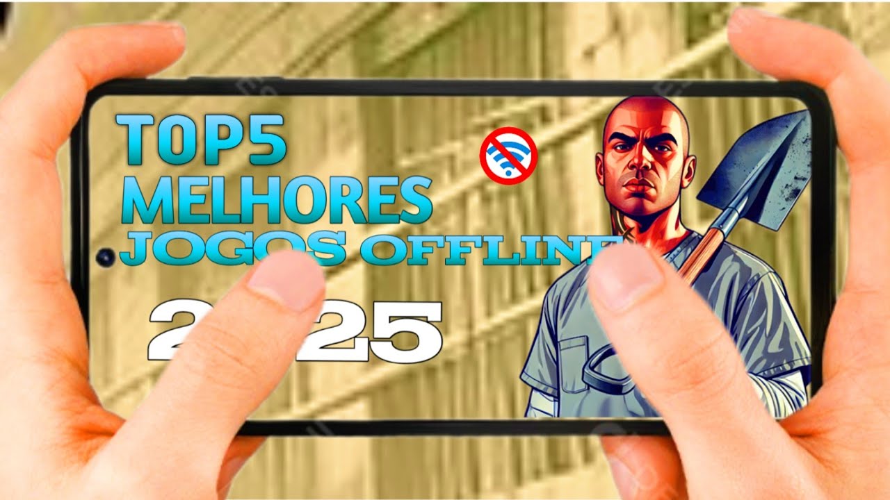 TOP 5 MELHORES JOGOS OFFLINE PARA ANDROID 2025!!!