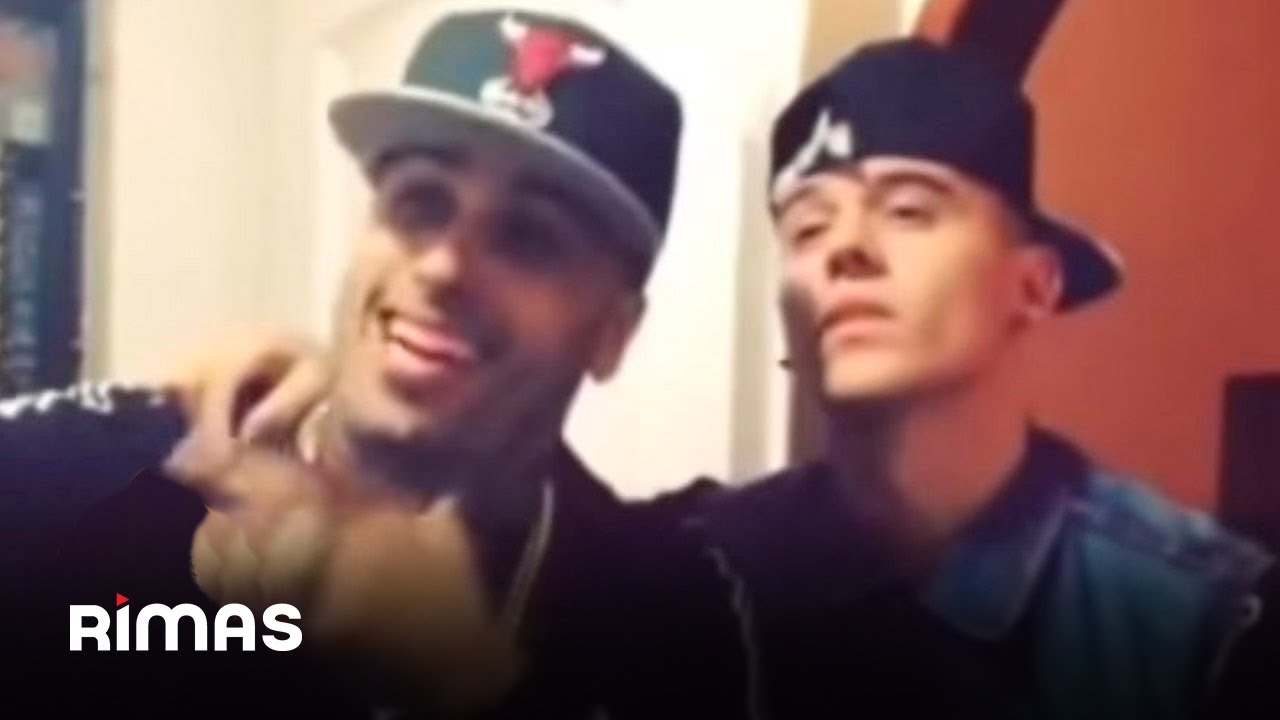 Kevin Roldan Y Nicky Jam Grabando En El Estudio