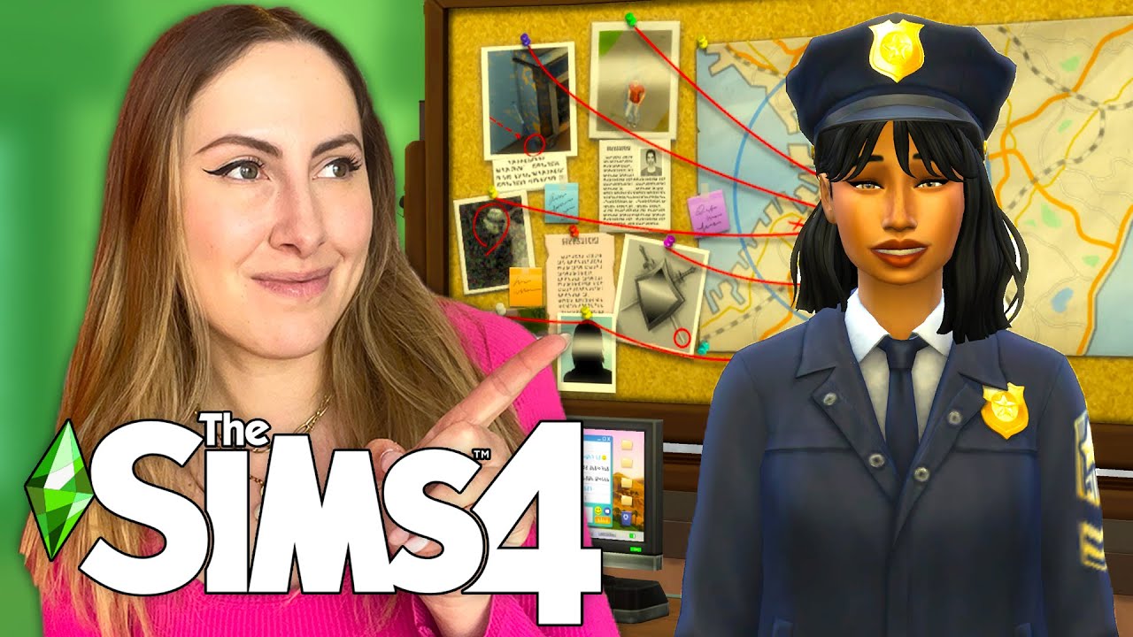 Eerste WERKDAG bij DE POLITIE + Nieuw huis!! - De Sims 4 - Aflevering 39