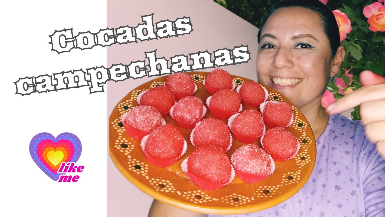 Cocadas Campechanas; postre típico 💖 Jugosas y muy sabrosas