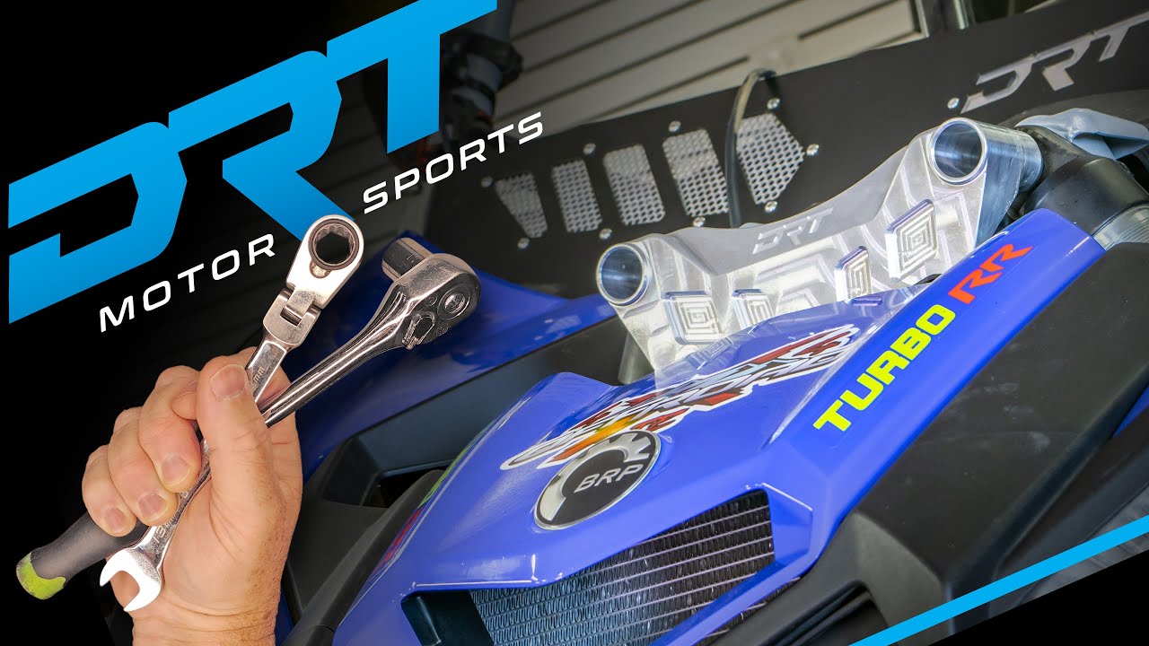 DRT motorsports Can-Am X3 CAX3ST1 Billet Shock Tower Brace Install