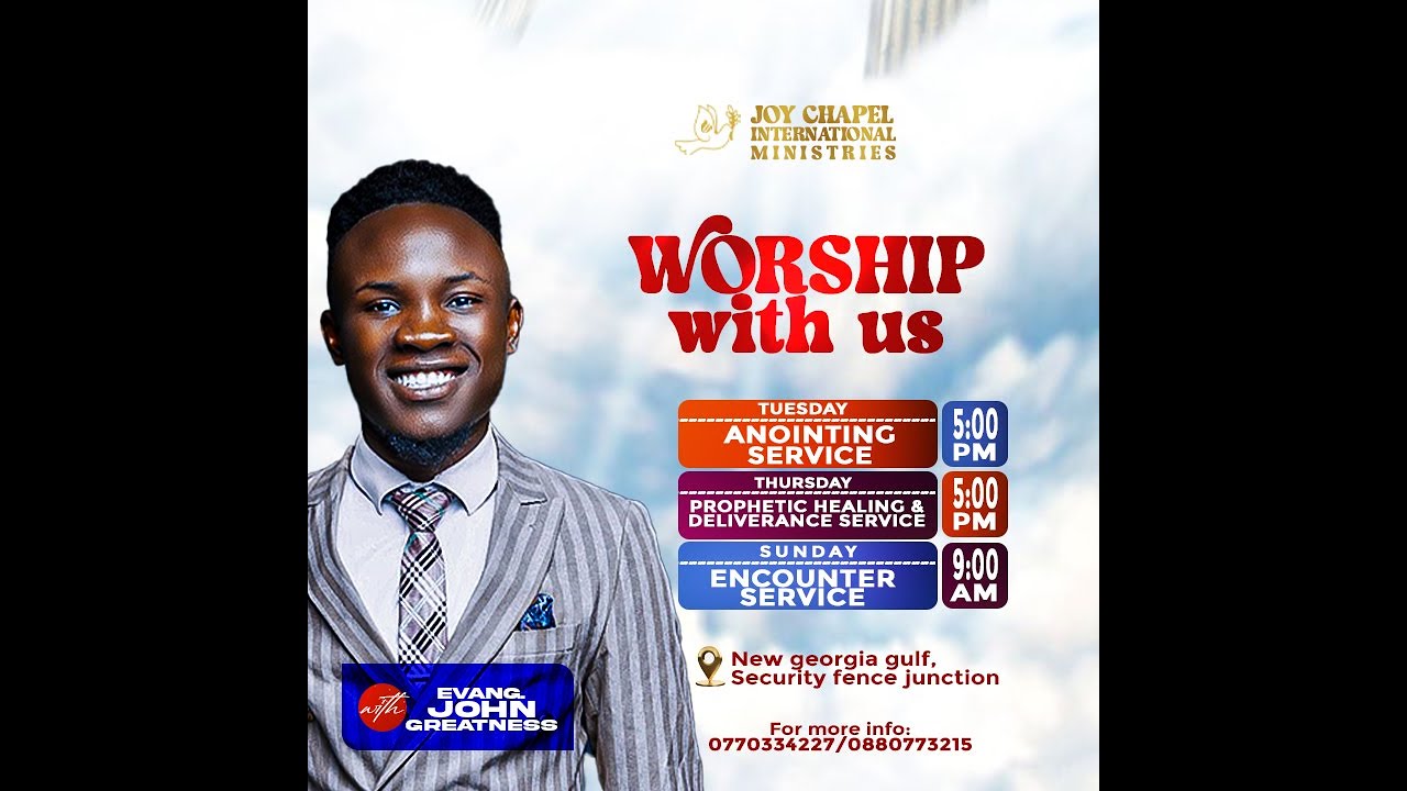 Anointing  Service ⛪️ || Amb Evang. John Greatness || Jan 6th 2026