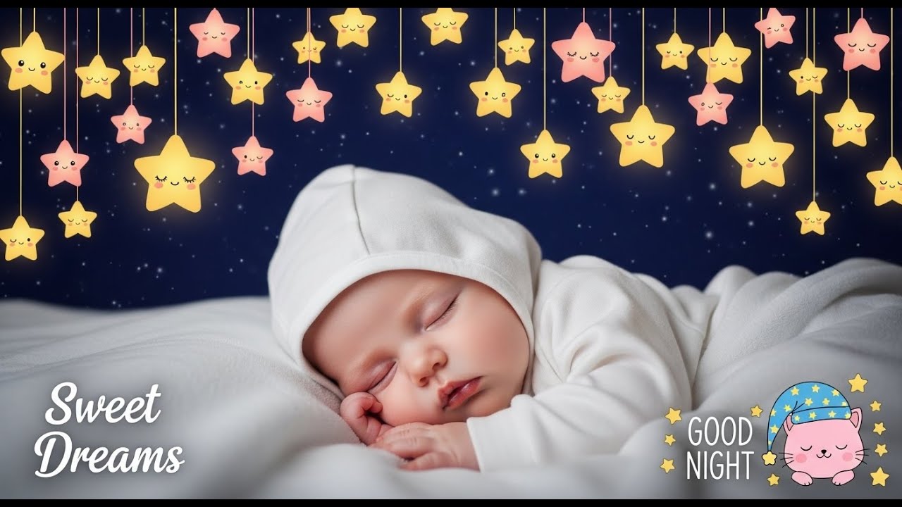 Sleep Music for Babies 💖 Sleep in 3 Minutes 💖 Mozart & Brahms 3 Minute Miracle