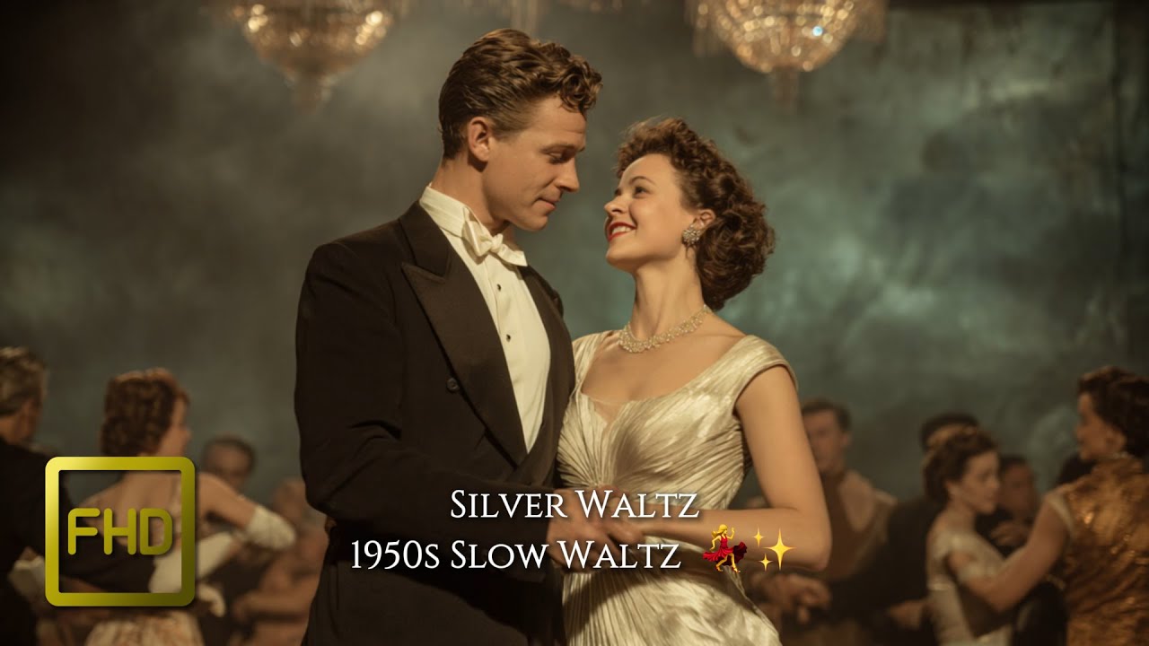 Silver Waltz • Full Vocal Vintage Version • 1950s Slow Waltz • Classic Vintage Dance Love Song 💃✨