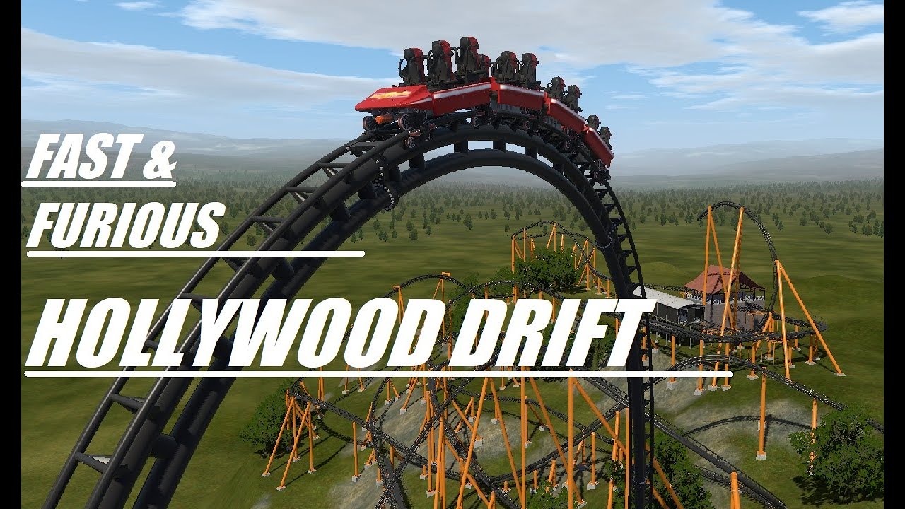 Fast & Furious Hollywood Drift at Universal Studios - Intamin Drifting Roller Coaster Concept POV