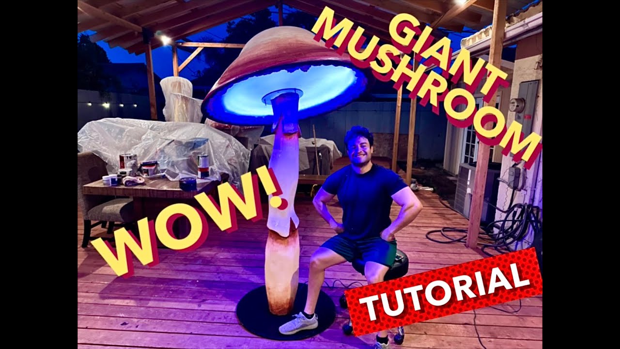 How to Make a Giant LED Mushroom Sculpture