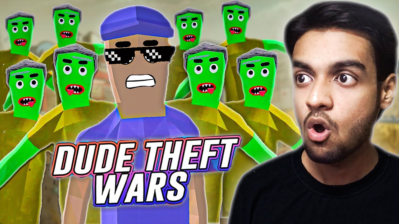 Fighting the ZOMBIES in DUDE THEFT WARS