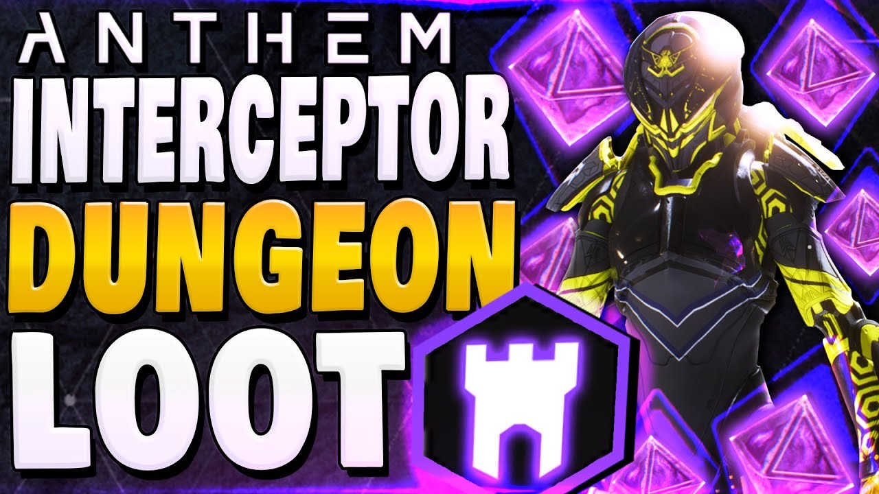 ANTHEM - INTERCEPTOR DUNGEON & LOOT DROPS | Tyrant Mine Spider Boss !!