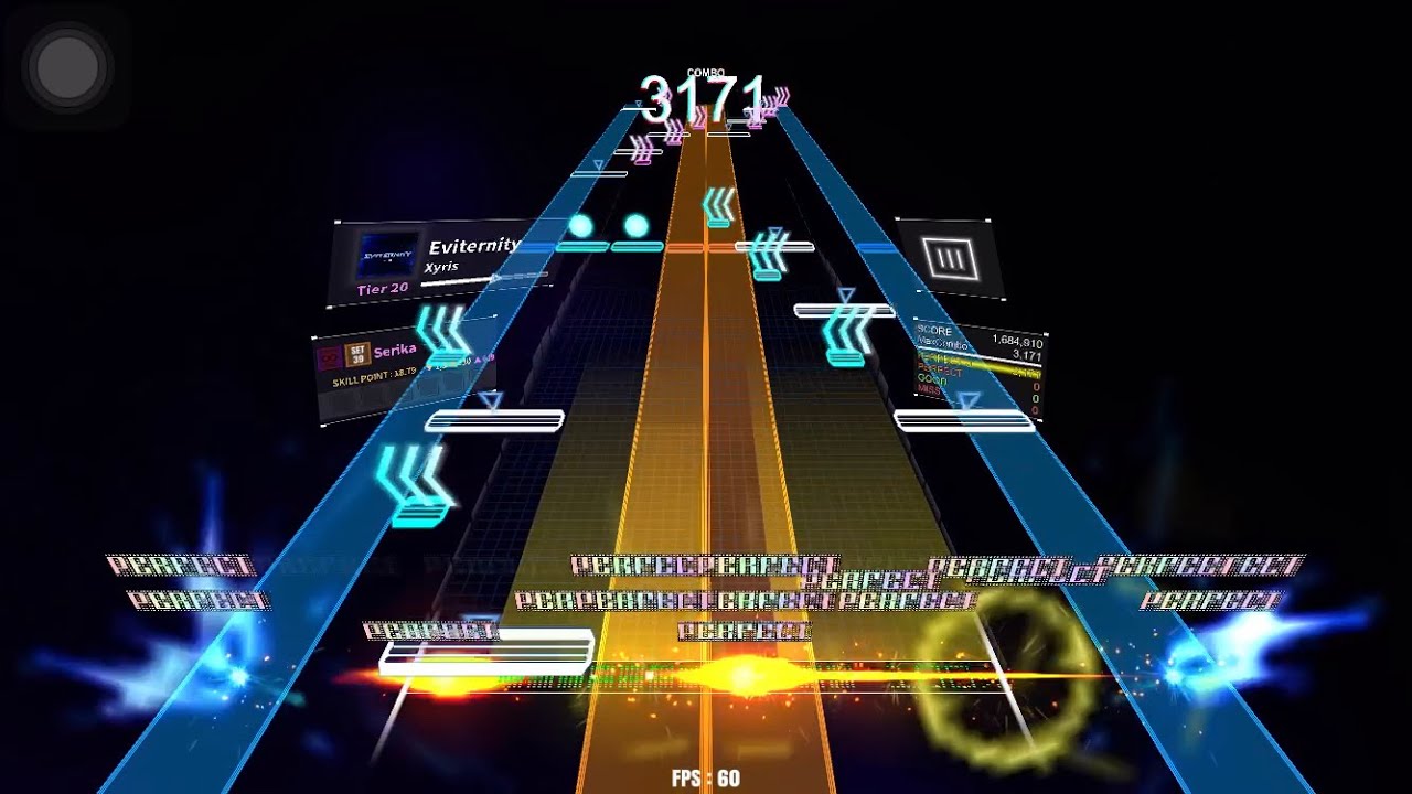 Eviternity / Tier 20 / DanceRail3 譜面確認