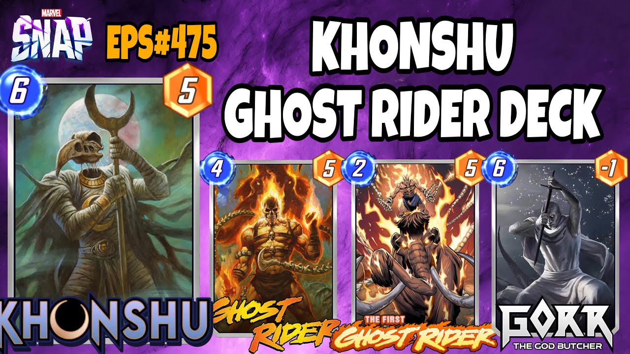 Khonsu & Ghost Rider Deck | Marvel Snap Replay Episode 475