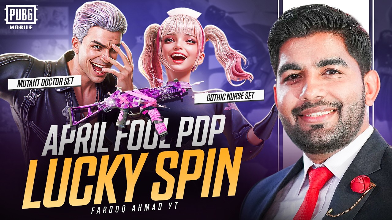 Joker PDP Lucky Spin | Mutant Doctor & Gothic Nurse Set | 🔥 PUBG MOBILE 🔥