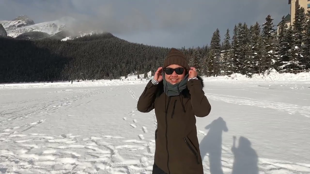My 1st time in Lake Louise!! 🥶🥶🥶
