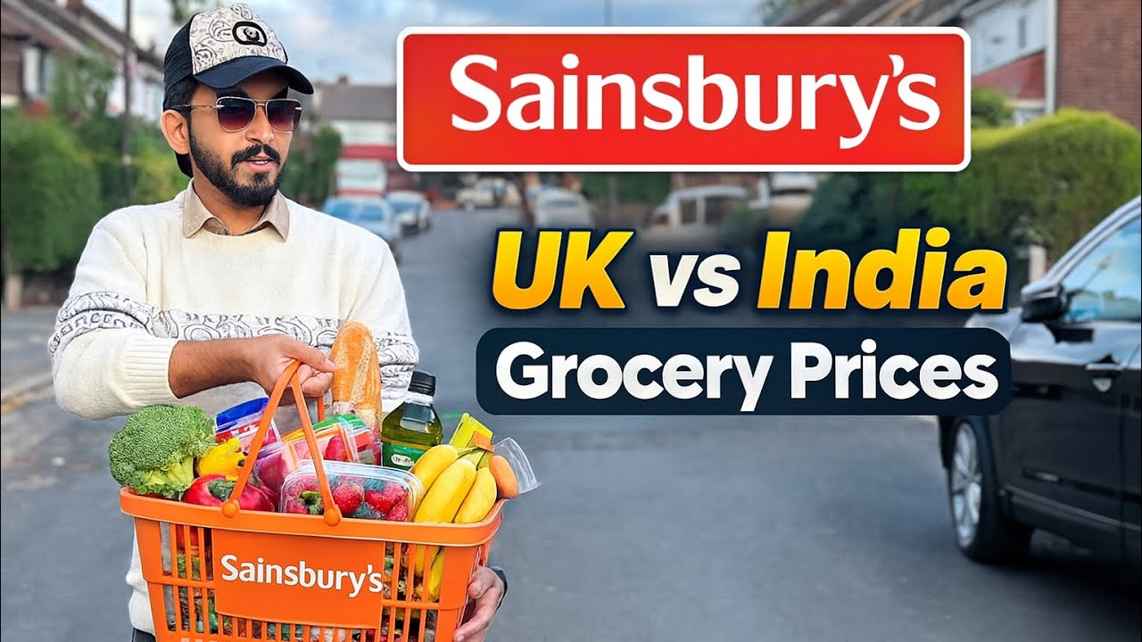 Grocery prices in UK🇬🇧 (देखो क्या क्या समान मिलता हैं यहाँ). #UK #England #vlog #best #manchester 