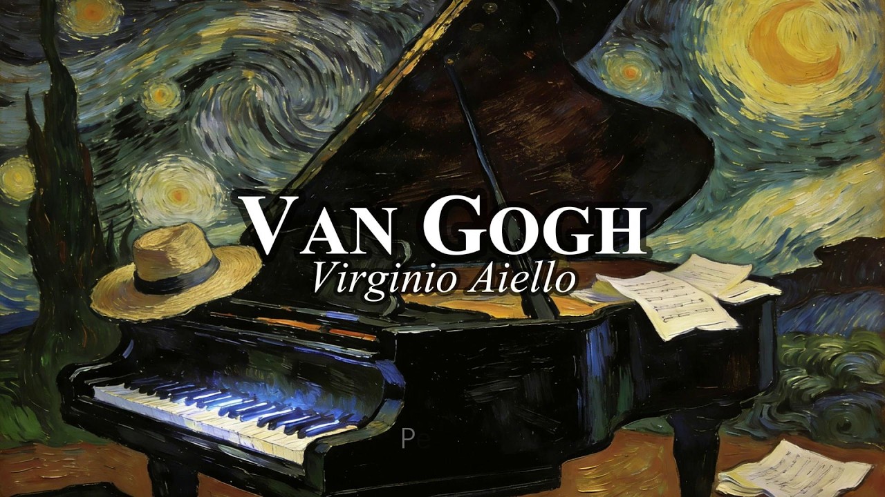 Van Gogh's Paintings Dance with the Piano🎹 (AI Animation & Piano Cover)