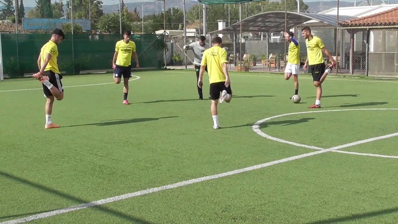 soccer training ideas 22(Complete technical warm up)