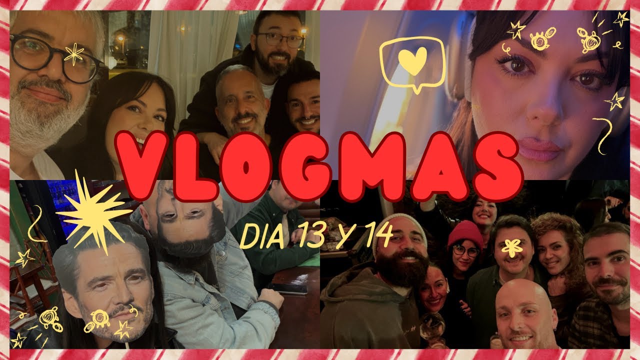 🎄VLOGMAS DÍAS 13 y 14🎄 GRWM pa’ salir de fiesta y sorpresa en Madrid!! 