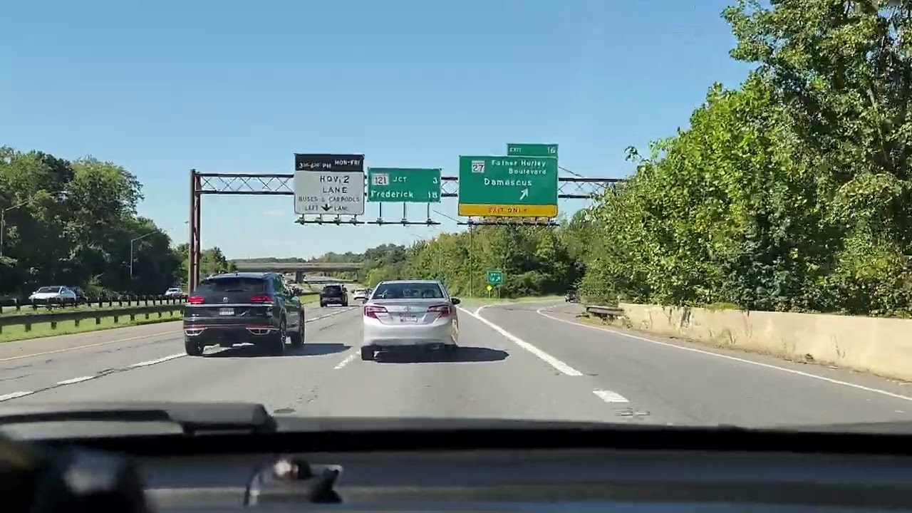 Road Trip route I-270 Full length from Bethesda I-495 to Frederick Maryland #i270 #roadtrip #md