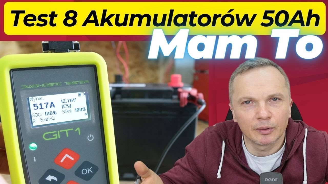 Najlepszy Akumulator 50Ah w Teście Konsumenckim Świat Akumulatorów. S5E038