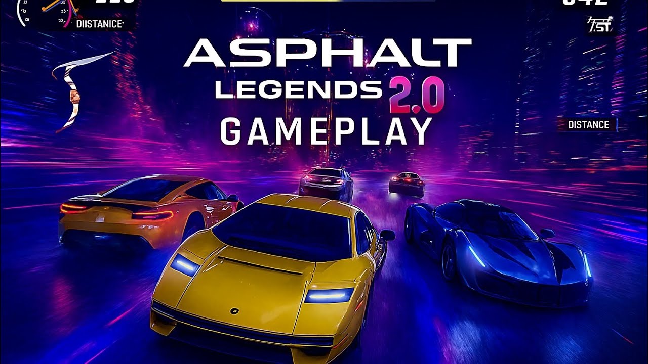 Playing ASPHALT LEGENDS 2.0  For the first time . #automobile 