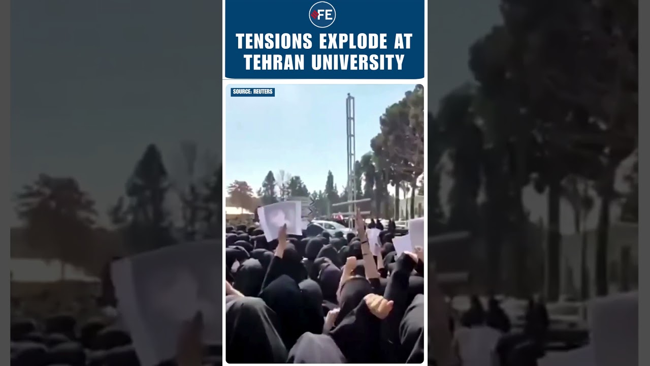 #watch | Al-Zahra University Students Protest in Tehran Amid Renewed Anti-Government Demonstrations