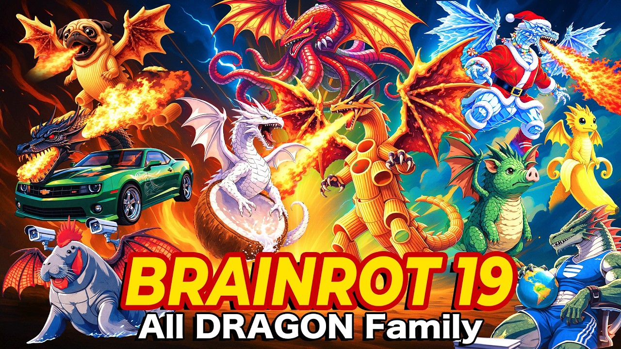 Smirkzy Studio - Brainrot Anime Opening Song 19 (Official Music Video) ft. DRAGON CANNELLONI FAMILY
