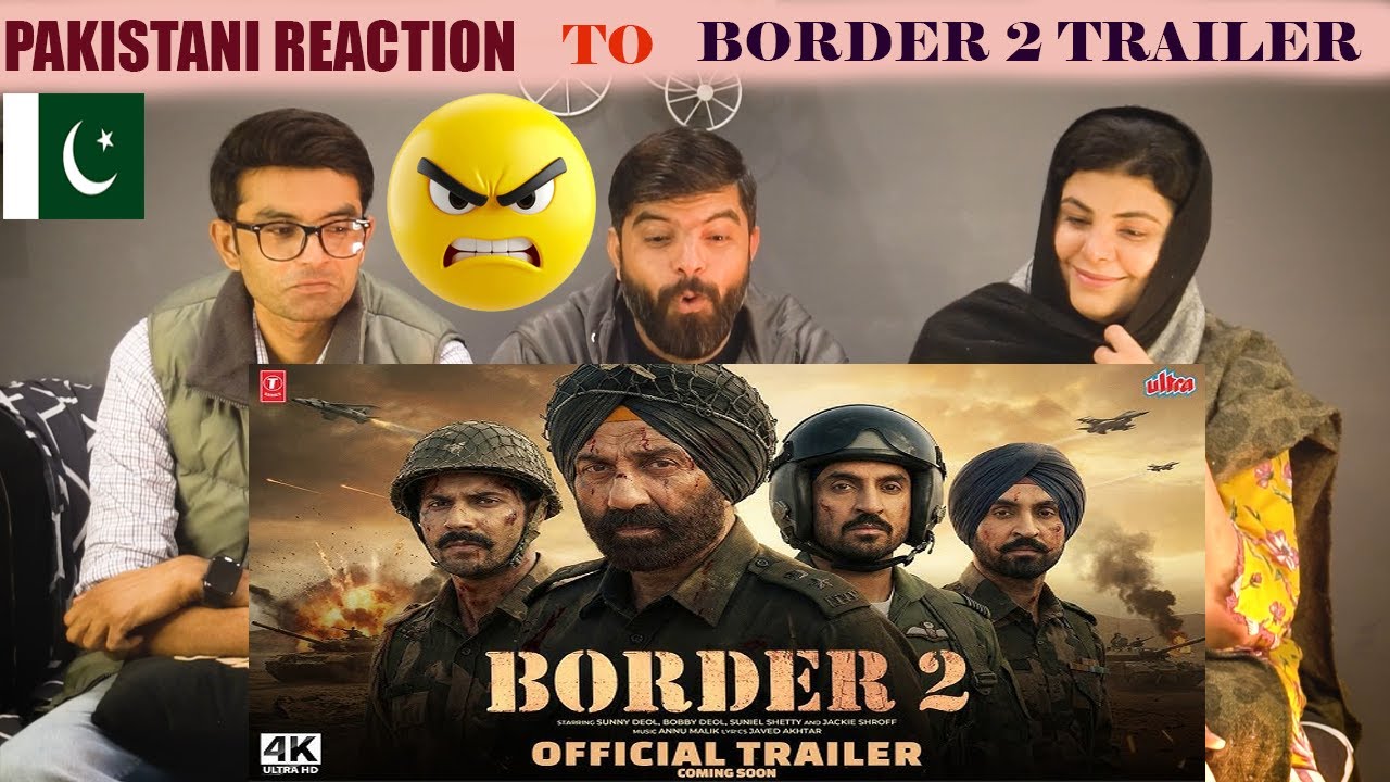 Pakistani Reacts to BORDER 2 (Trailer) | Sunny Deol, Varun, Diljit, Ahan | Anurag S | JP Dutta