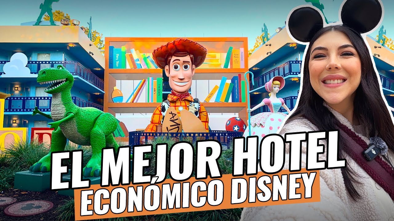 ¿El MEJOR hotel ECONÓMICO en Disney? 🤩 Recorrido por el hotel All Star Movies