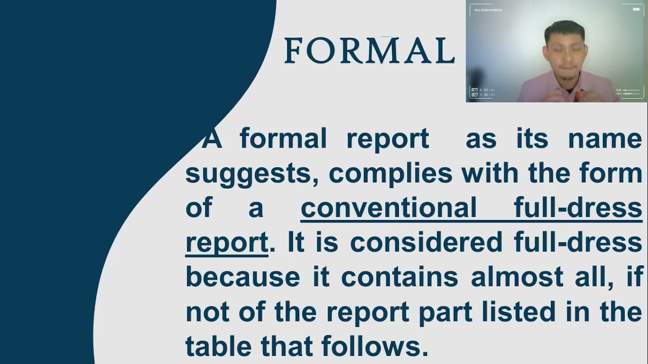 Formal Report