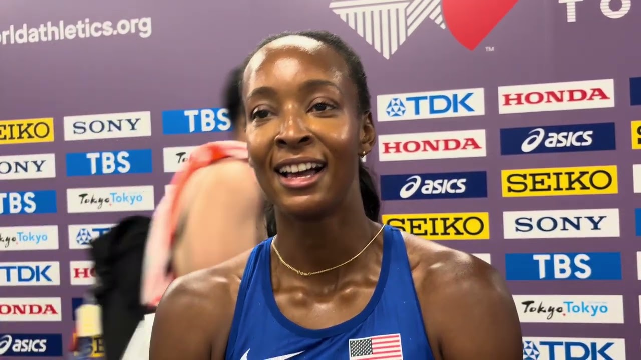 Dalilah Muhammad Not Focused On Time After 400H Heats At 2025 Tokyo World Championships
