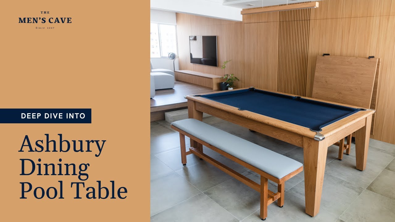 Deep Dive Into Ashbury Dining Pool Table | The Men's Cave