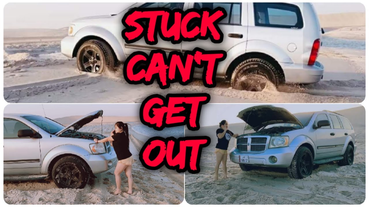 STUCK IN SEALINE SANDS||STUCK IN SANDS||DODGE DURANGO||MESAIEED SEALINE||MESAIEED QATAR
