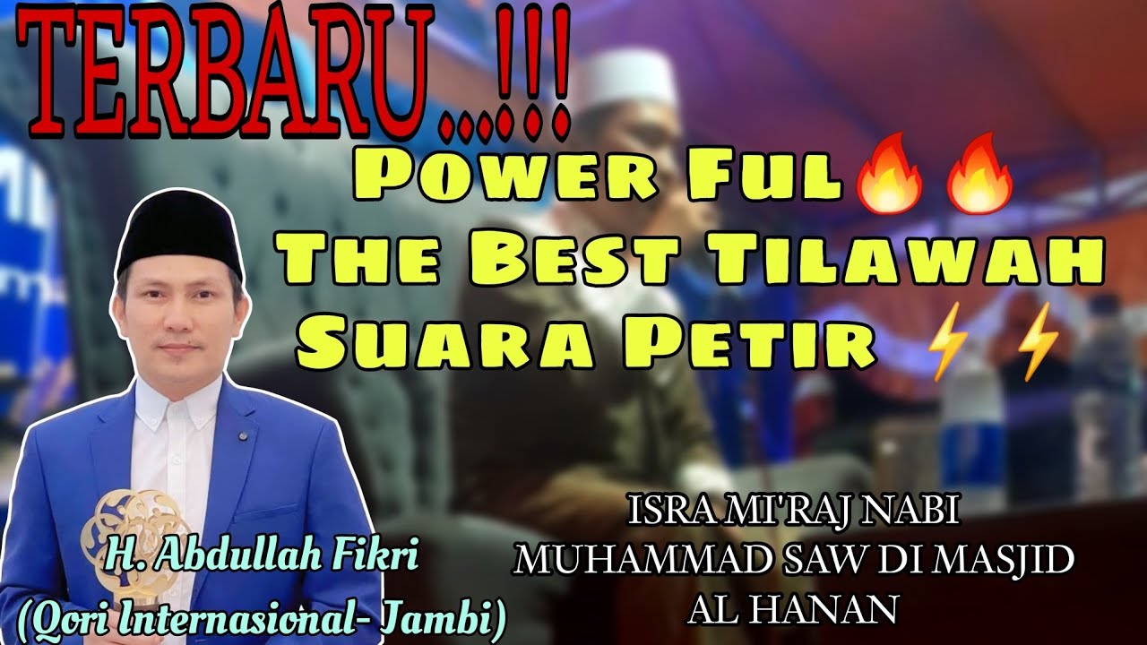 🔴Terbaru || H. Abdullah Fikri Acara Isra mi'raj di Masjid al-Hanan Tigaraksa